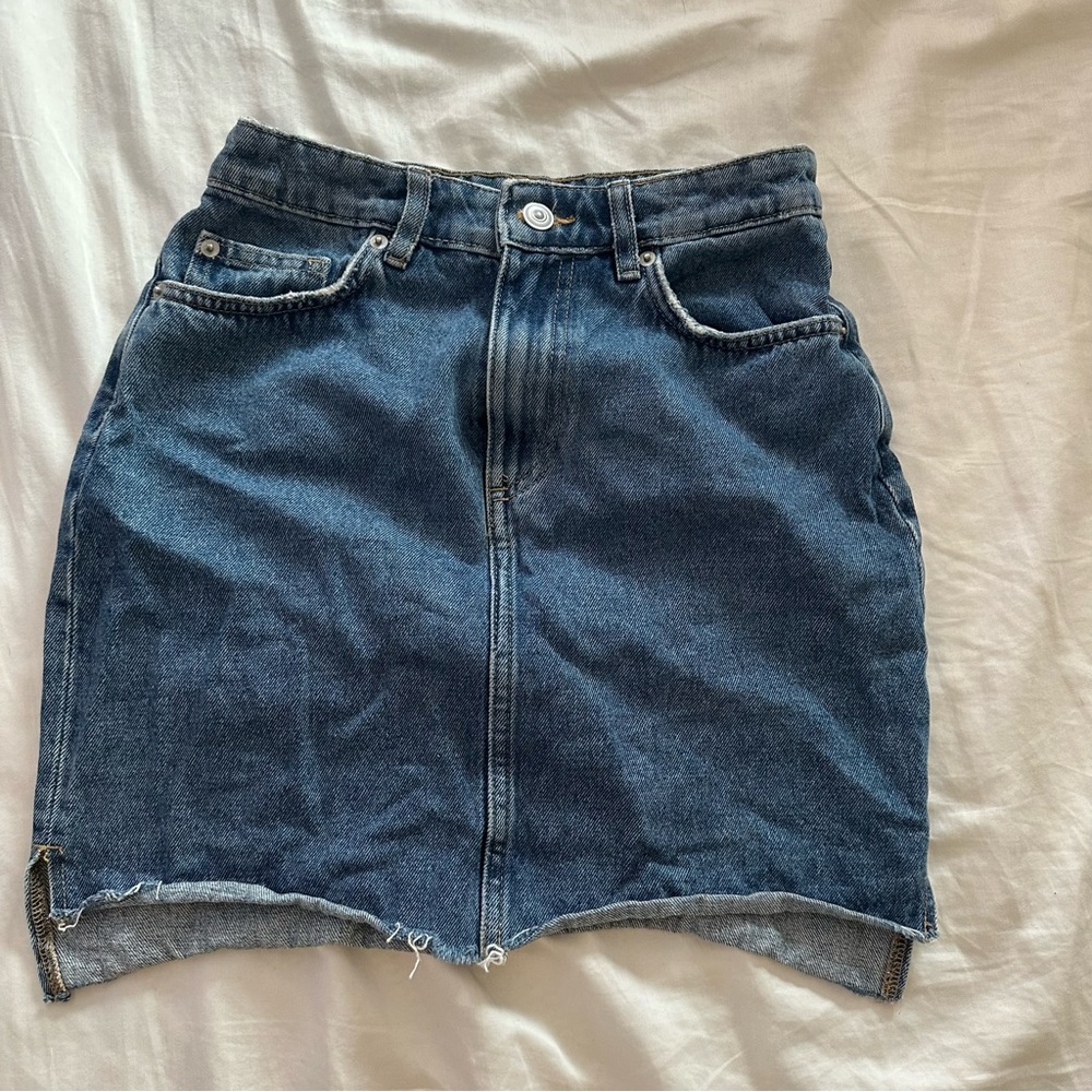 H&M Denim Mini Skirt